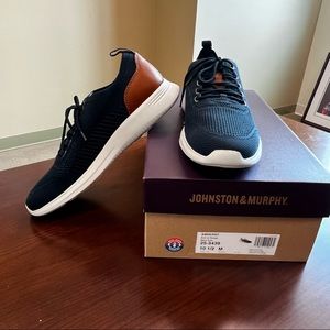 NWT Johnston & Murphy Knit U-Throat Shoes size 10.5